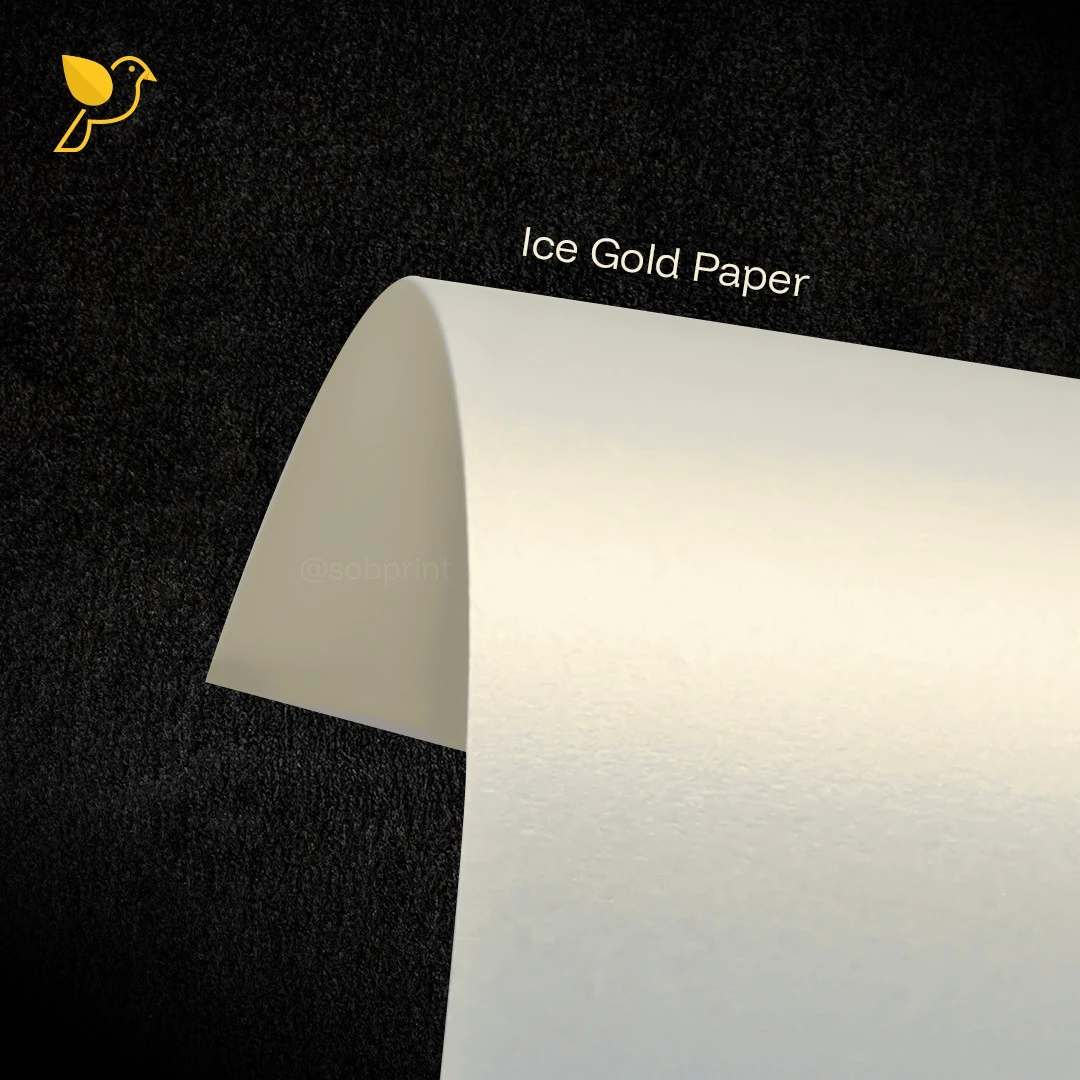 Ice Gold 100 pcs Square Business Card