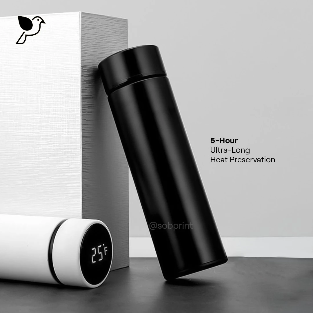 Touch Screen Stainless Steel Flask