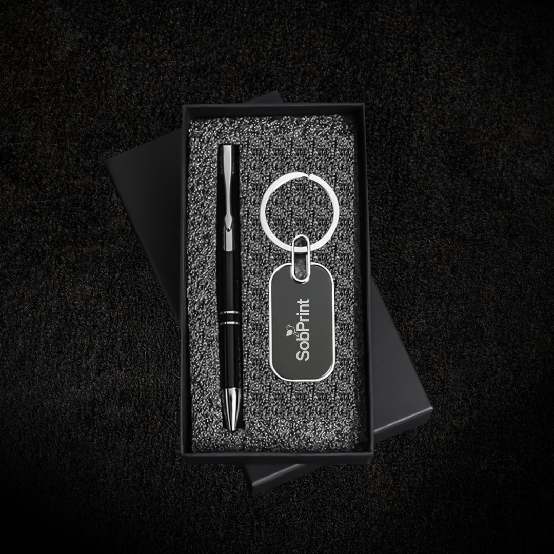 Small Gift Box keyring & pen