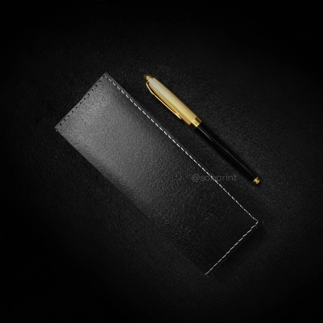 Back and Golden Color pen with black box